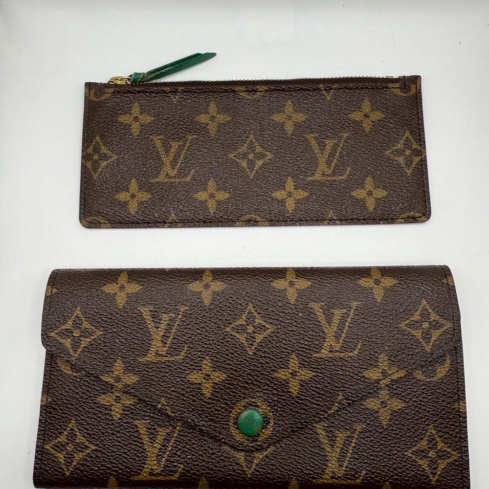 Auth Louis Vuitton Monogram Portefeuil Josephine SP0110 Long Wallet